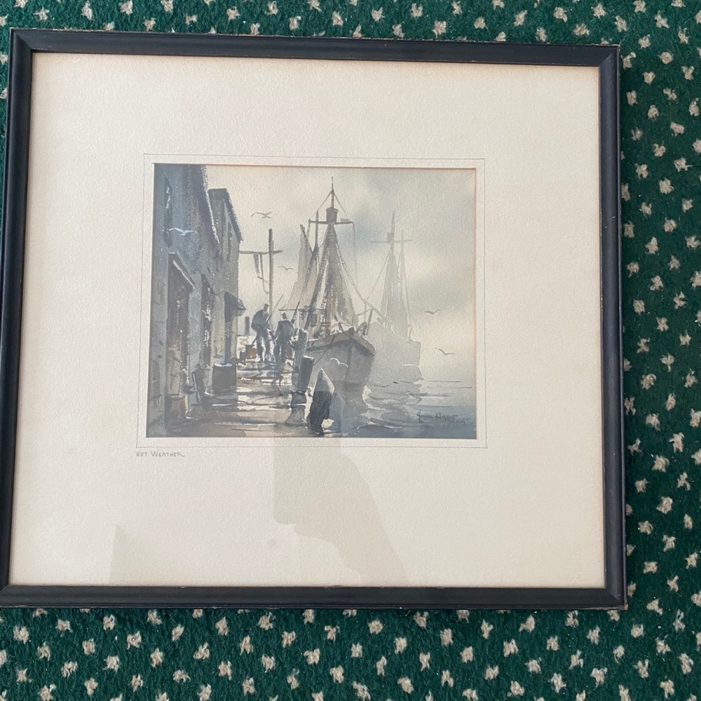Listed American artist  “John Cuthbert Hare” signed Painting